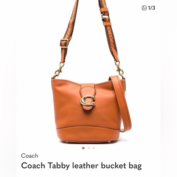 Coach Handbags - Coach STF CLF Tali Bucket Women's Tan Leather Bag B4/canyon